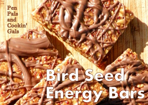 Bird Seed (Quinoa) Energy Bars :: Pen Pals and Cookin' Gals